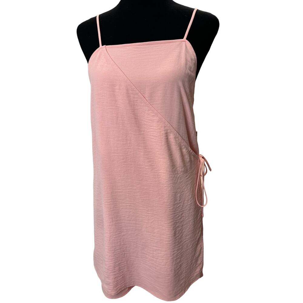 New~ BP. NORDSTROM ~  Pink Square Neck Spaghetti Strap Dress Size S